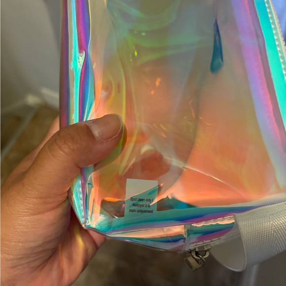 Holographic clear laser Crossbody Bag-perfect for concert or beach party - Picture 5 of 7